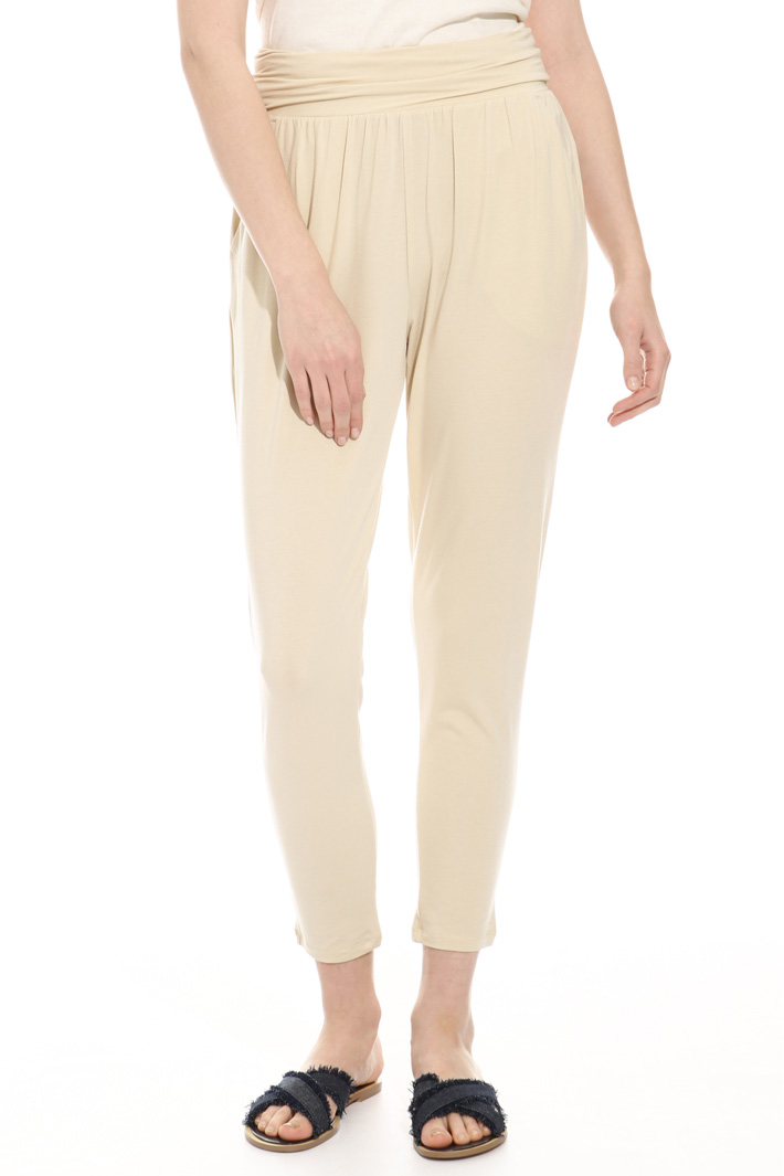 Pantalone con cintone elastico Fashion Market Pantalone con cintone elastico Fashion Market