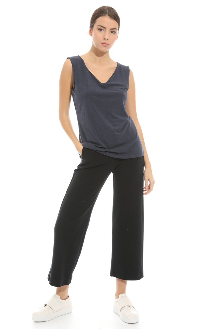 Top in jersey con scollo a V Fashion Market Top in jersey con scollo a V Fashion Market
