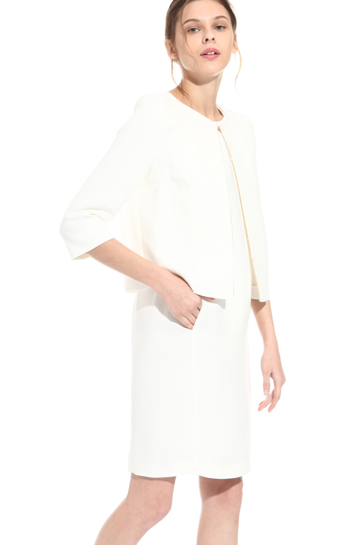 Giacca in twill misto lino Fashion Market Giacca in twill misto lino Fashion Market