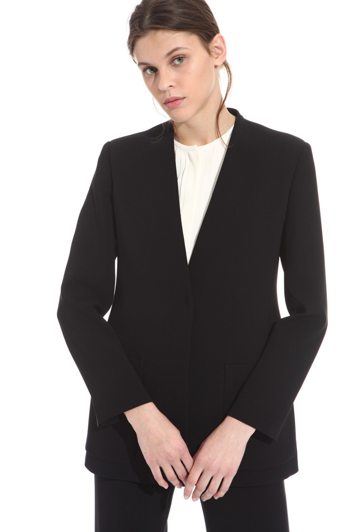Blazer in cady triacetato Fashion Market Blazer in cady triacetato Fashion Market