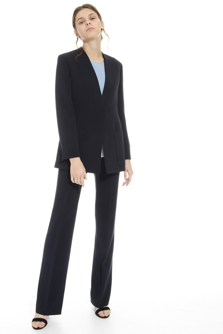 Blazer in cady triacetato Fashion Market Blazer in cady triacetato Fashion Market