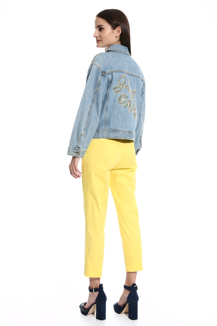 Giacca in jeans con ricamo Fashion Market Giacca in jeans con ricamo Fashion Market