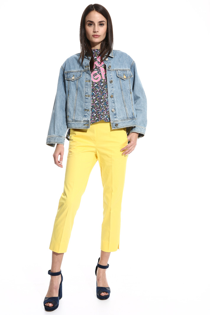 Giacca in jeans con ricamo Fashion Market Giacca in jeans con ricamo Fashion Market