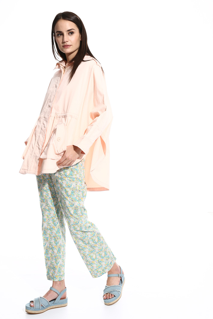 Cappa parka in gabardina Fashion Market Cappa parka in gabardina Fashion Market