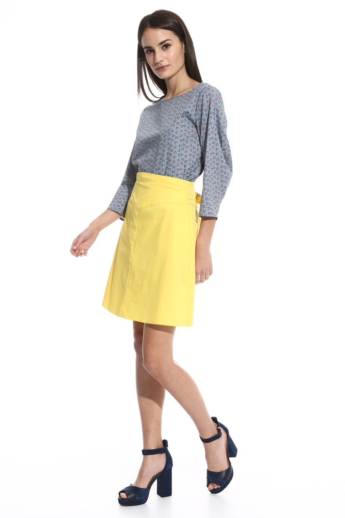 Gonna in gabardina stampata Fashion Market Gonna in gabardina stampata Fashion Market