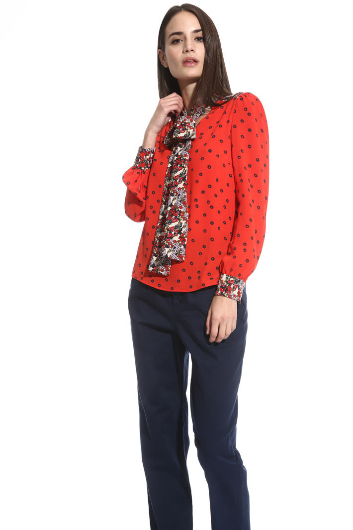 Blusa in crepe stampata Fashion Market Blusa in crepe stampata Fashion Market