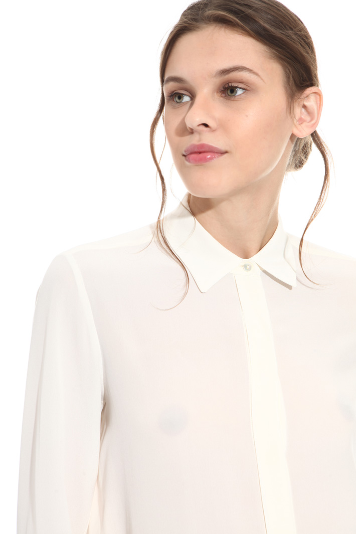 Camicia in seta con ricamo Fashion Market Camicia in seta con ricamo Fashion Market