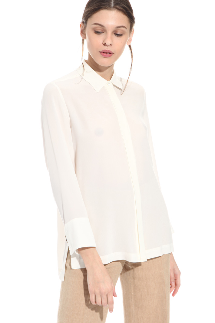 Camicia in seta con ricamo Fashion Market Camicia in seta con ricamo Fashion Market