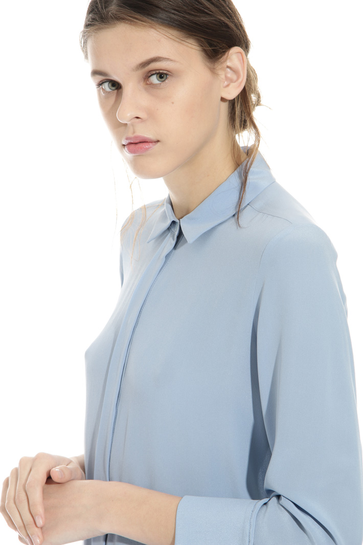 Camicia in seta con ricamo Fashion Market Camicia in seta con ricamo Fashion Market