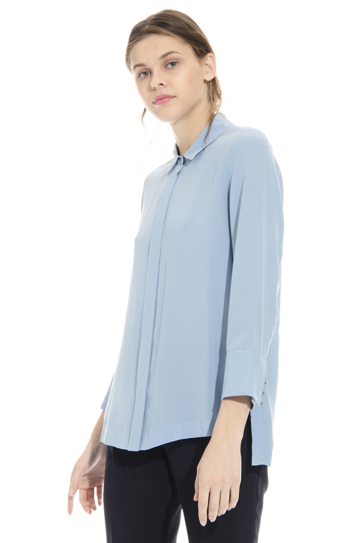 Camicia in seta con ricamo Fashion Market Camicia in seta con ricamo Fashion Market