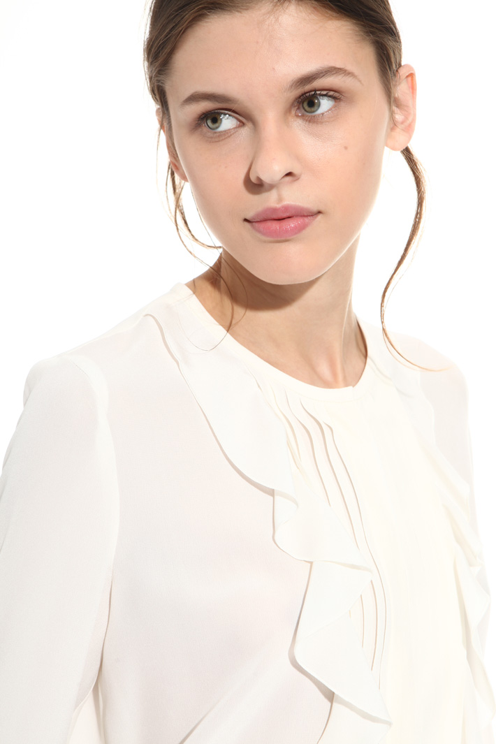 Camicia in seta con ruches Fashion Market Camicia in seta con ruches Fashion Market