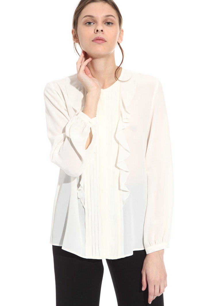 Camicia in seta con ruches Fashion Market Camicia in seta con ruches Fashion Market