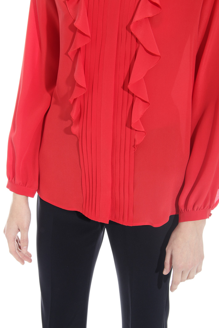 Camicia in seta con ruches Fashion Market Camicia in seta con ruches Fashion Market