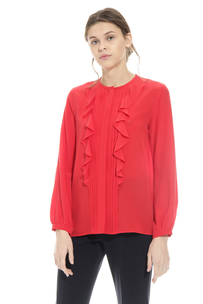 Camicia in seta con ruches Fashion Market Camicia in seta con ruches Fashion Market