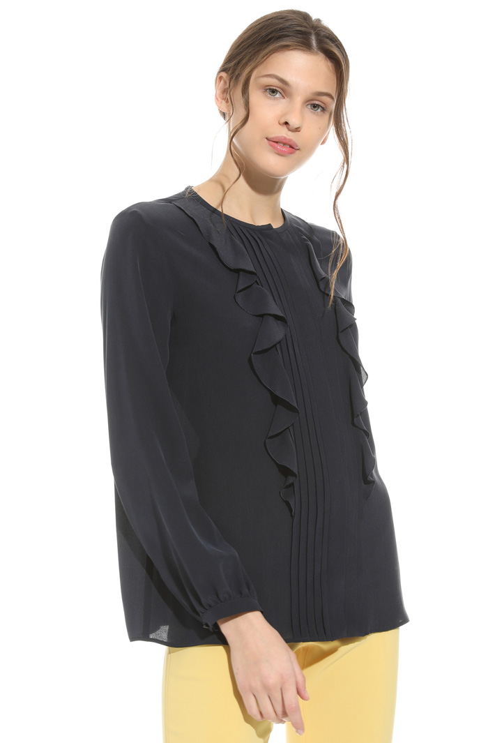 Camicia in seta con ruches Fashion Market Camicia in seta con ruches Fashion Market