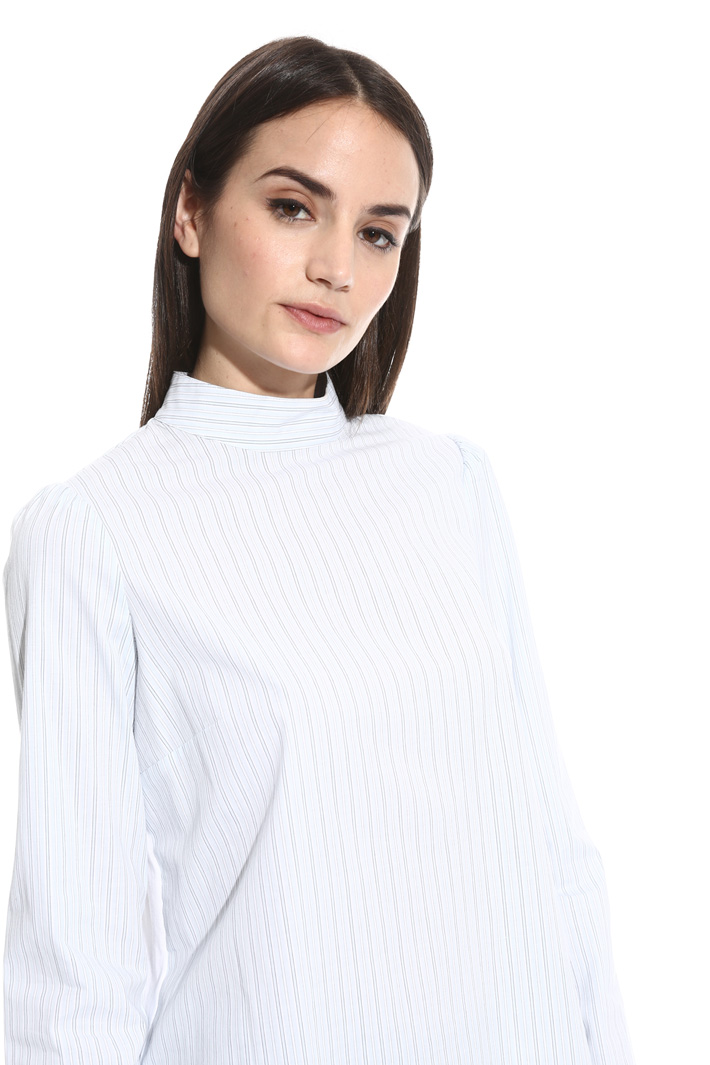 Blusa in popeline e jersey Fashion Market Blusa in popeline e jersey Fashion Market