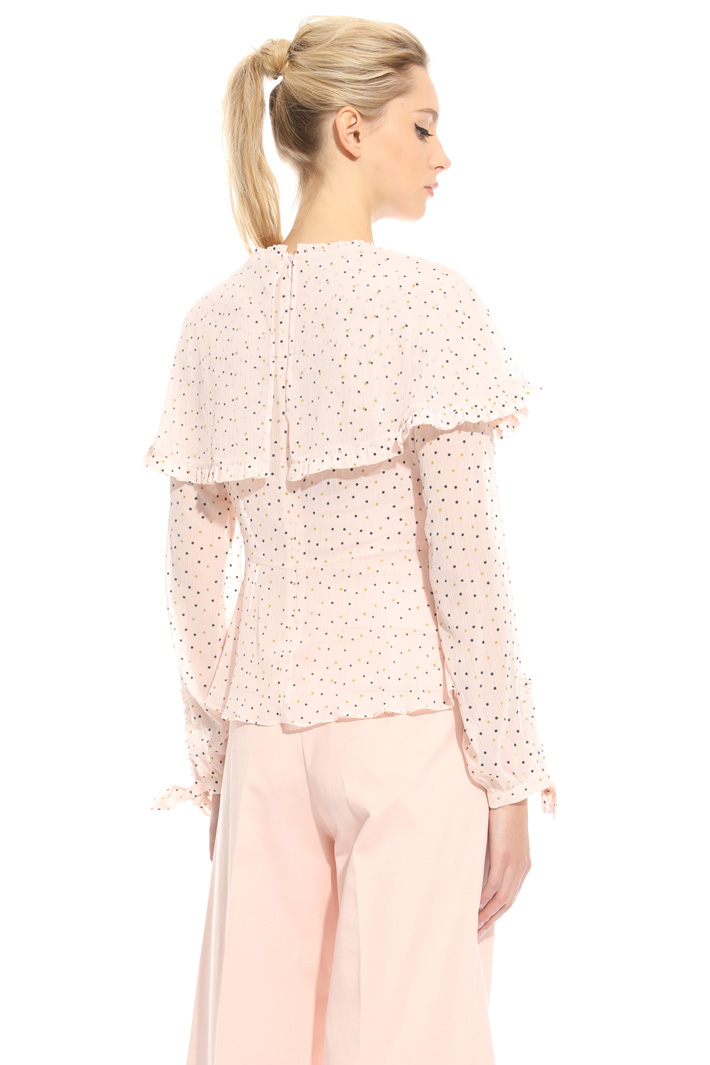 Blusa con stampa flock Fashion Market Blusa con stampa flock Fashion Market