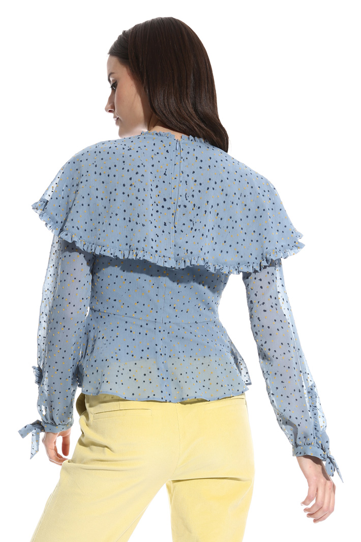 Blusa con stampa flock Fashion Market Blusa con stampa flock Fashion Market