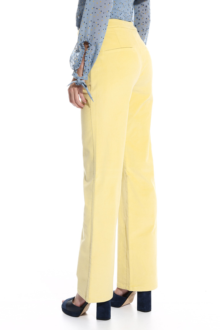 Pantalone lungo in velluo Fashion Market Pantalone lungo in velluo Fashion Market
