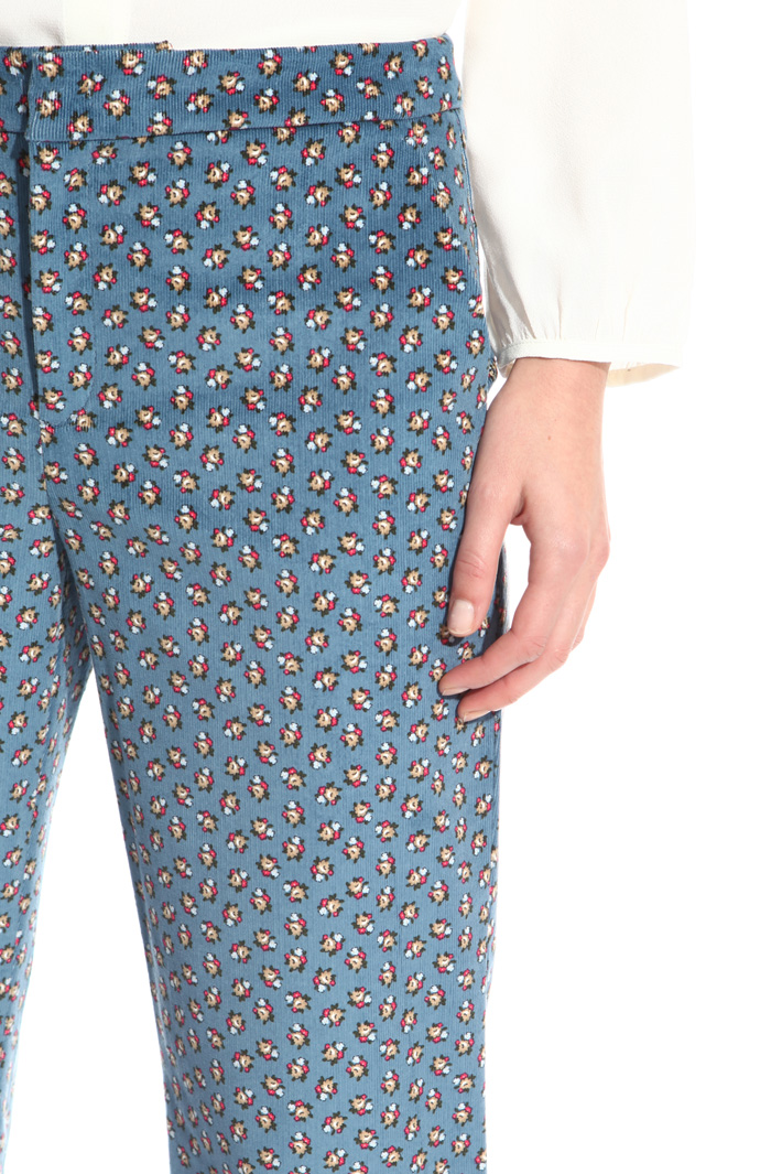 Pantalone lungo in velluo Fashion Market Pantalone lungo in velluo Fashion Market