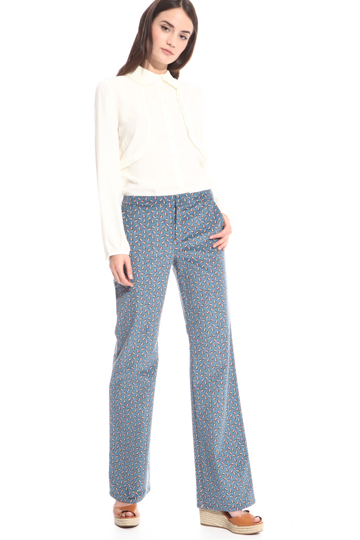 Pantalone lungo in velluo Fashion Market Pantalone lungo in velluo Fashion Market