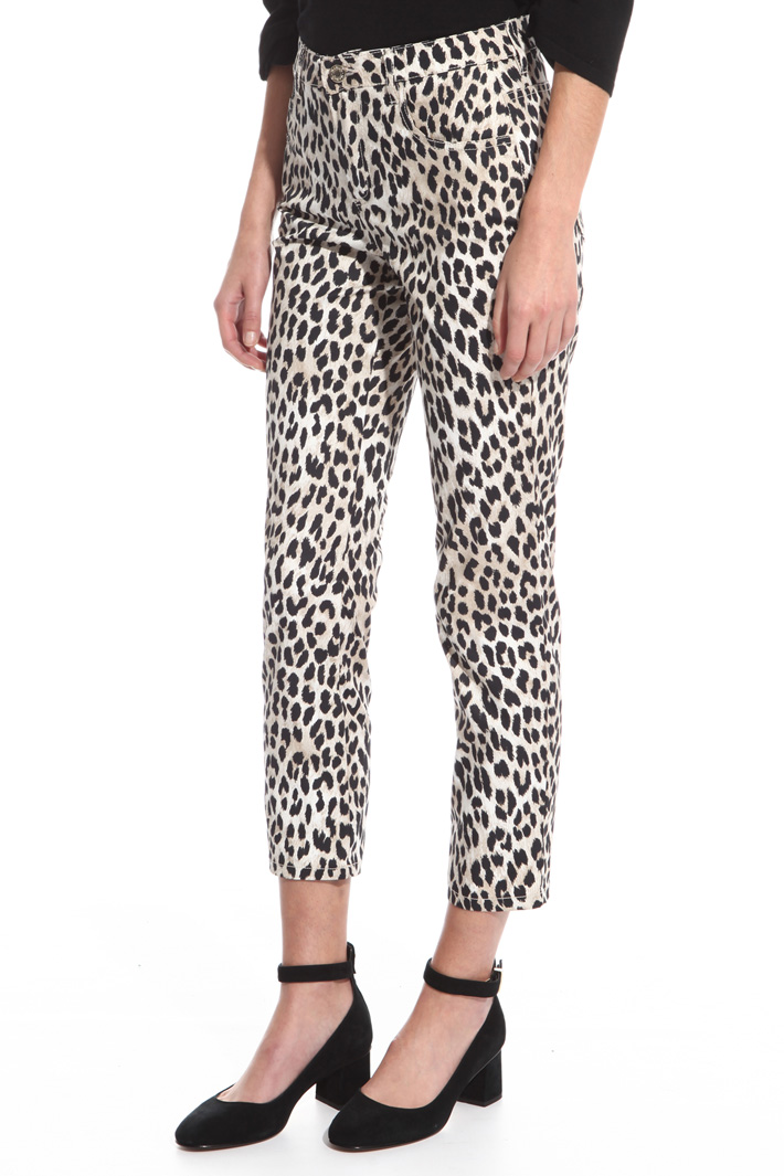 Pantalone aderente stampato Fashion Market Pantalone aderente stampato Fashion Market