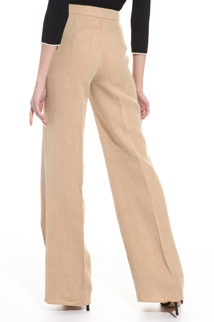 Pantalone in lino e ramié Fashion Market Pantalone in lino e ramié Fashion Market
