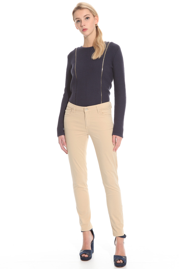 Pantalone in gabardina stretch Fashion Market Pantalone in gabardina stretch Fashion Market