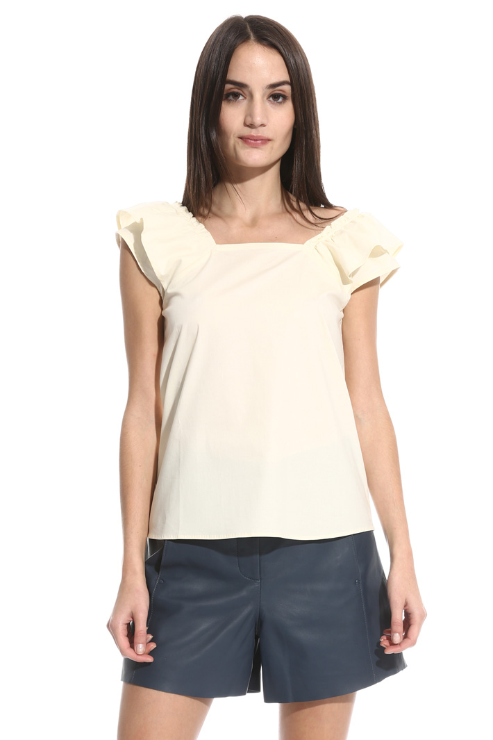 Top con maniche ad aletta Fashion Market Top con maniche ad aletta Fashion Market