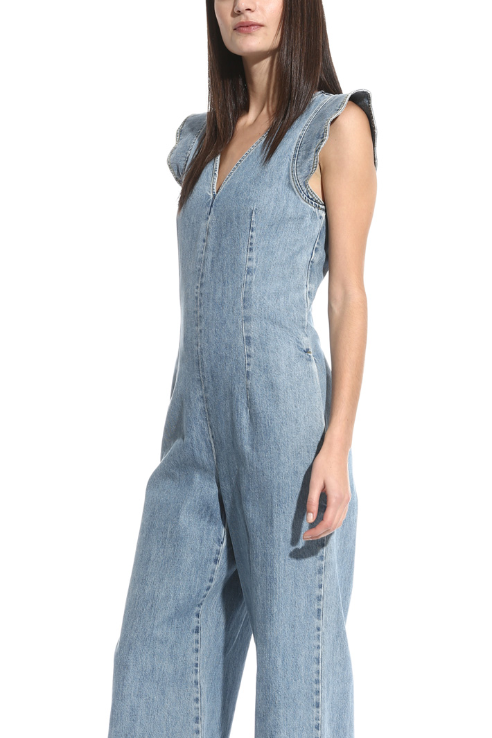 Tuta cropped in denim Fashion Market Tuta cropped in denim Fashion Market