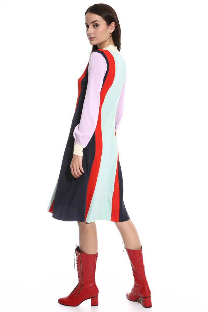 Abito in maglia color block Fashion Market Abito in maglia color block Fashion Market