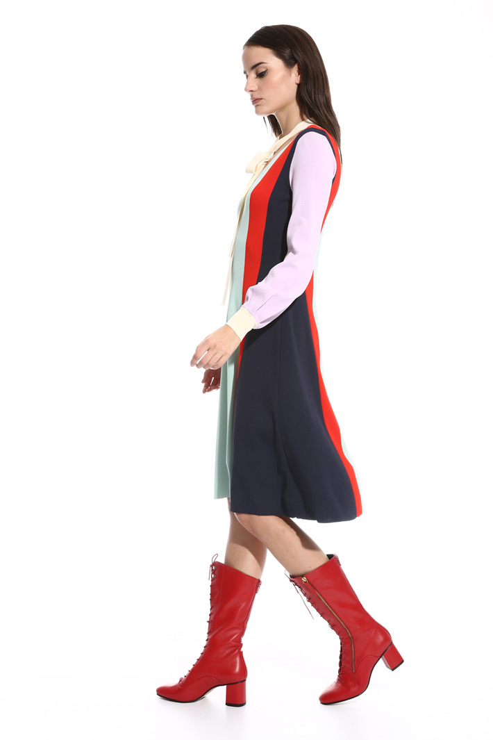 Abito in maglia color block Fashion Market Abito in maglia color block Fashion Market