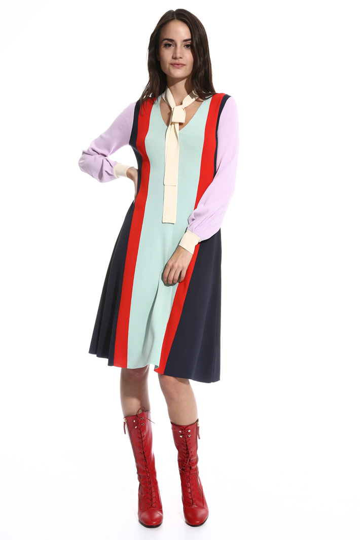 Abito in maglia color block Fashion Market Abito in maglia color block Fashion Market