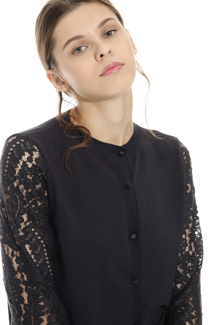 Cardigan con maniche in pizzo Fashion Market Cardigan con maniche in pizzo Fashion Market