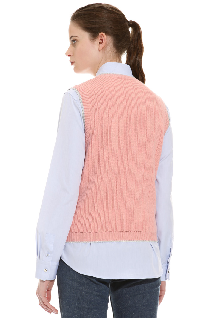 Gilet con profili lurex Fashion Market Gilet con profili lurex Fashion Market