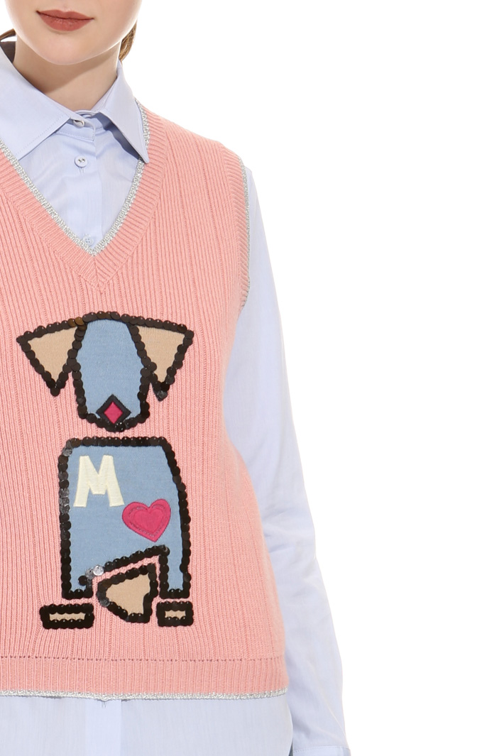 Gilet con profili lurex Fashion Market Gilet con profili lurex Fashion Market