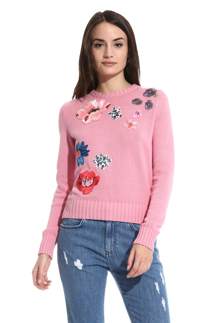 Maglia girocollo in cotone Fashion Market Maglia girocollo in cotone Fashion Market