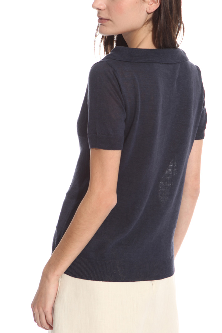 Maglia polo in lino Fashion Market Maglia polo in lino Fashion Market