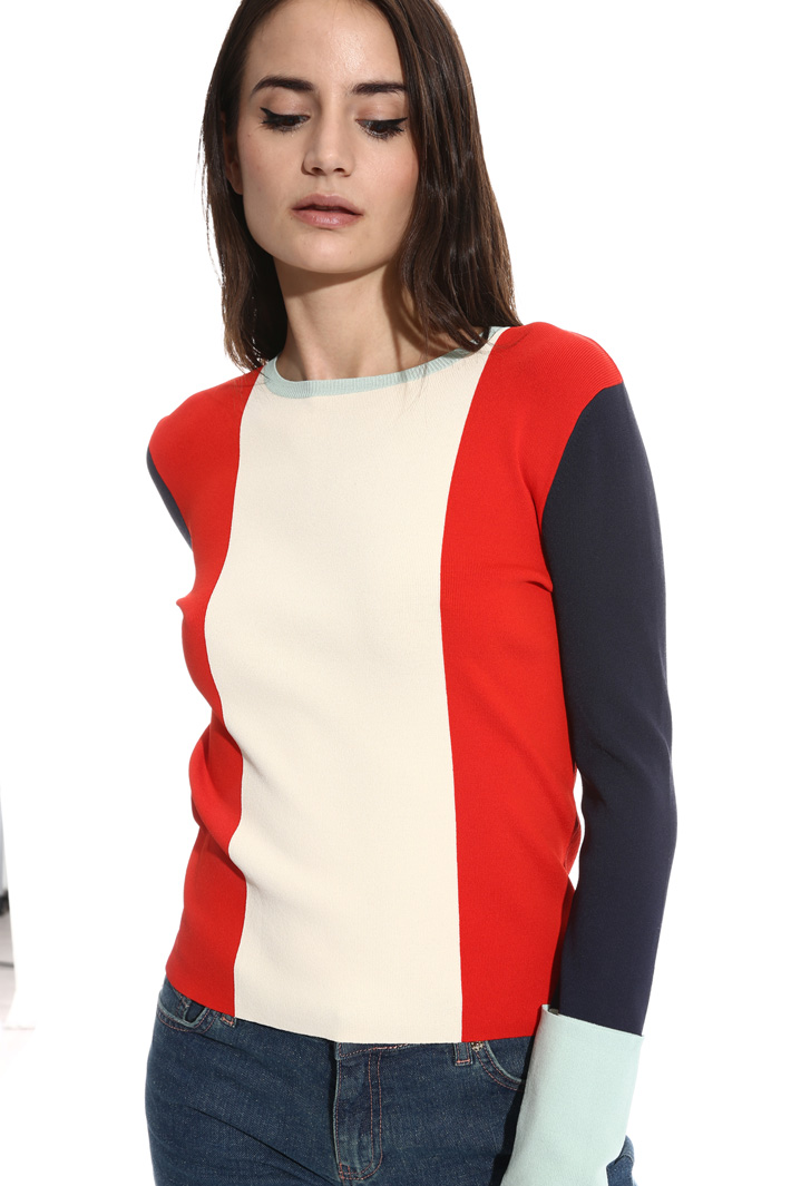 Maglia crepe girocollo Fashion Market Maglia crepe girocollo Fashion Market