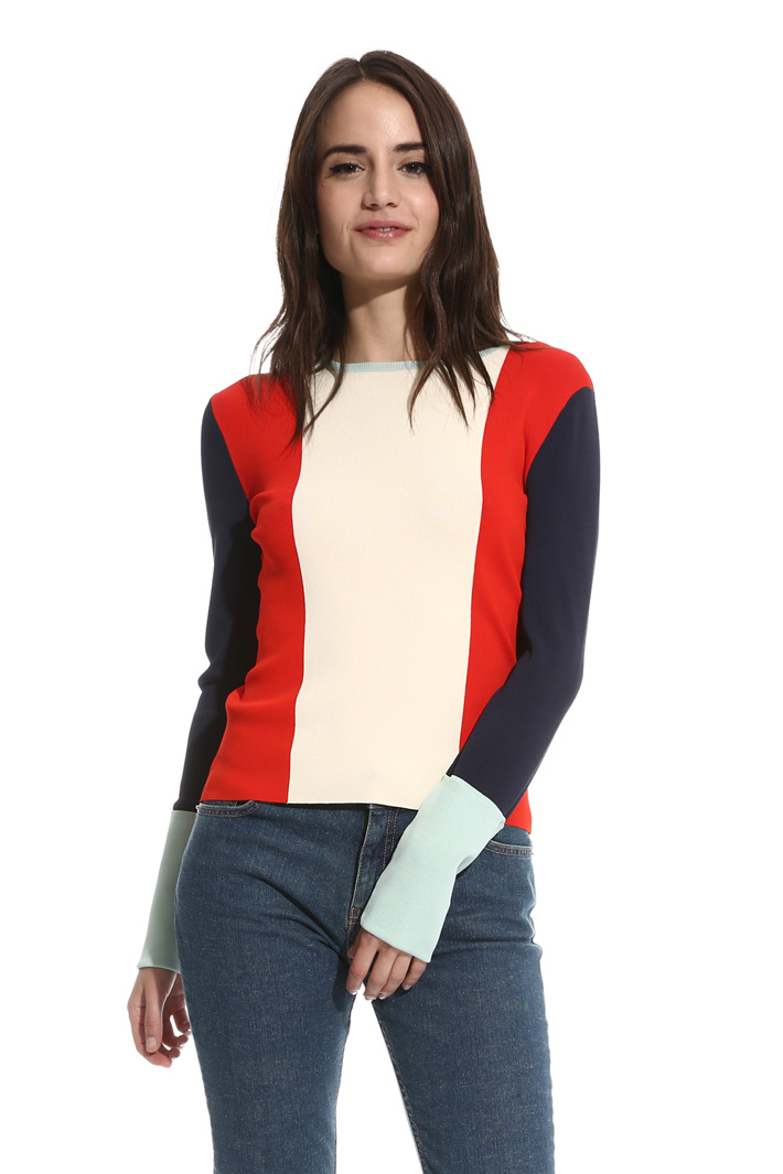 Maglia crepe girocollo Fashion Market Maglia crepe girocollo Fashion Market