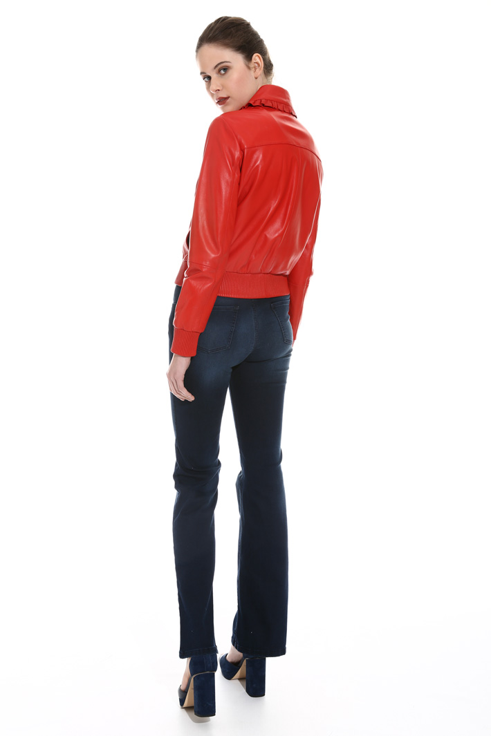 Giacca bomber in pelle Fashion Market Giacca bomber in pelle Fashion Market