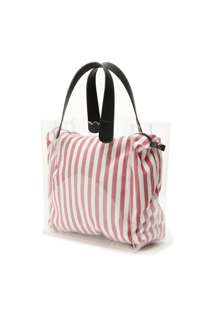 Borsa trasparente con sacca Fashion Market Borsa trasparente con sacca Fashion Market