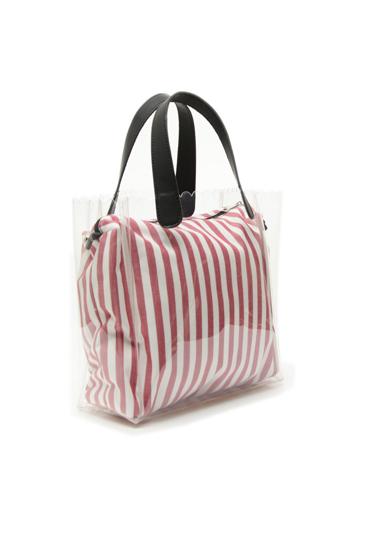 Borsa trasparente con sacca Fashion Market Borsa trasparente con sacca Fashion Market
