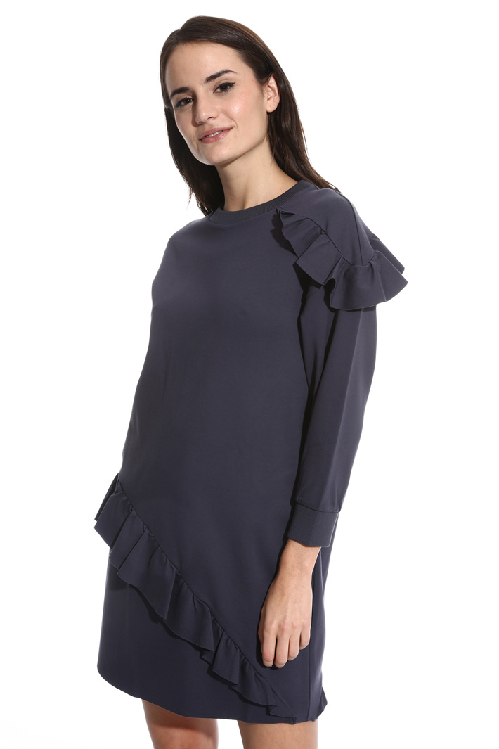 Abito in jersey con volant Fashion Market Abito in jersey con volant Fashion Market