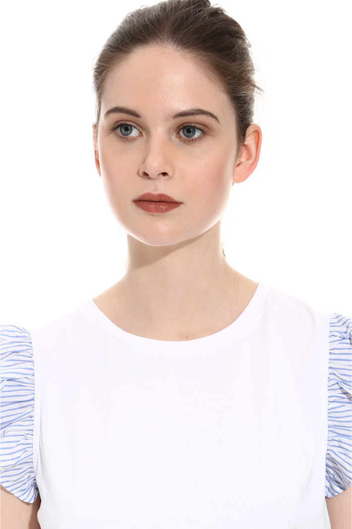 Top con maniche volant Fashion Market Top con maniche volant Fashion Market