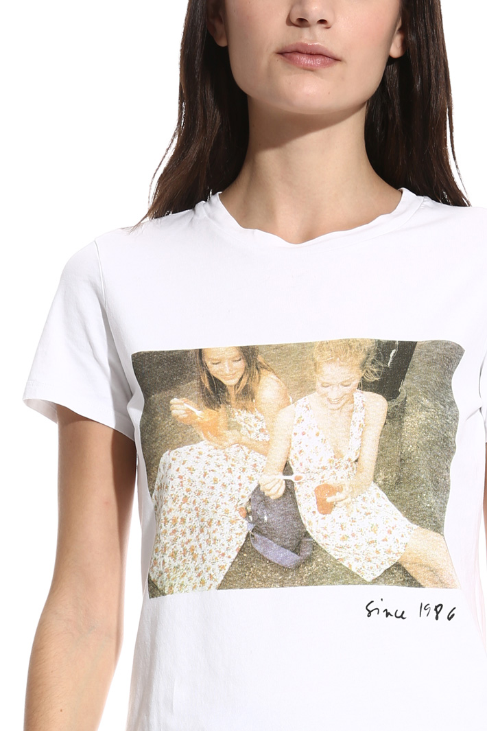 T-shirt in jersey di cotone Fashion Market T-shirt in jersey di cotone Fashion Market