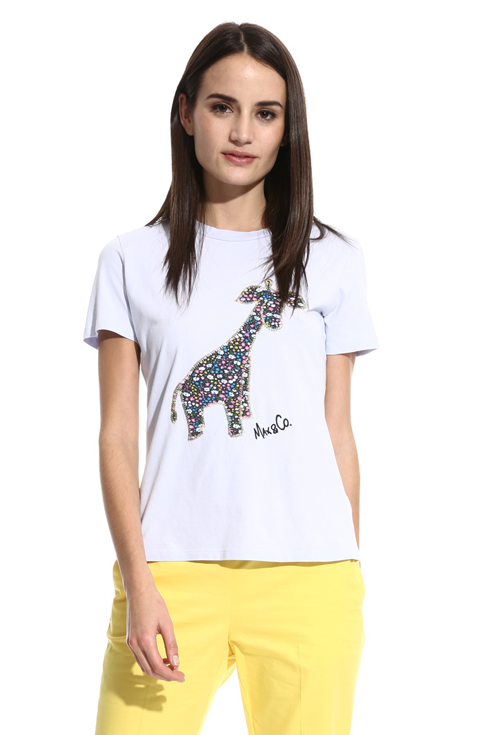 T-shirt con applicazioni Fashion Market T-shirt con applicazioni Fashion Market