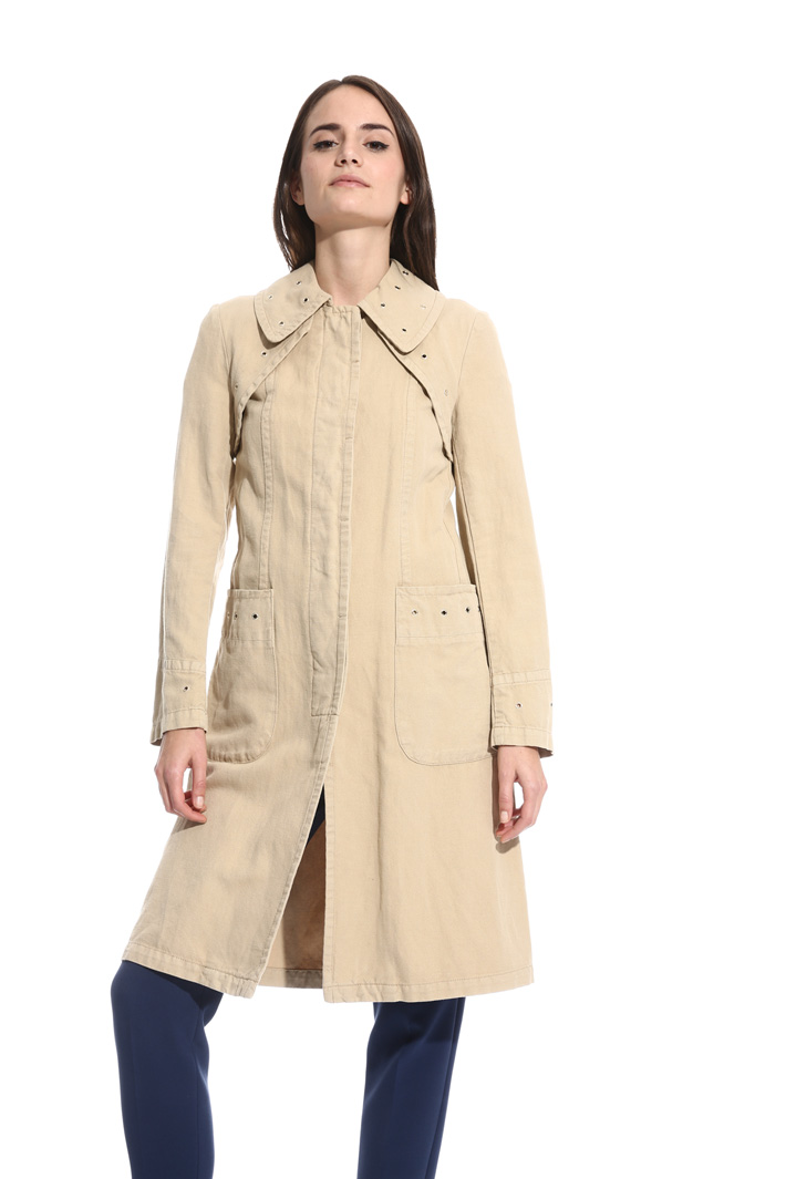 Trench con occhielli metallici Fashion Market Trench con occhielli metallici Fashion Market