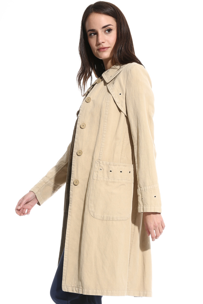 Trench con occhielli metallici Fashion Market Trench con occhielli metallici Fashion Market