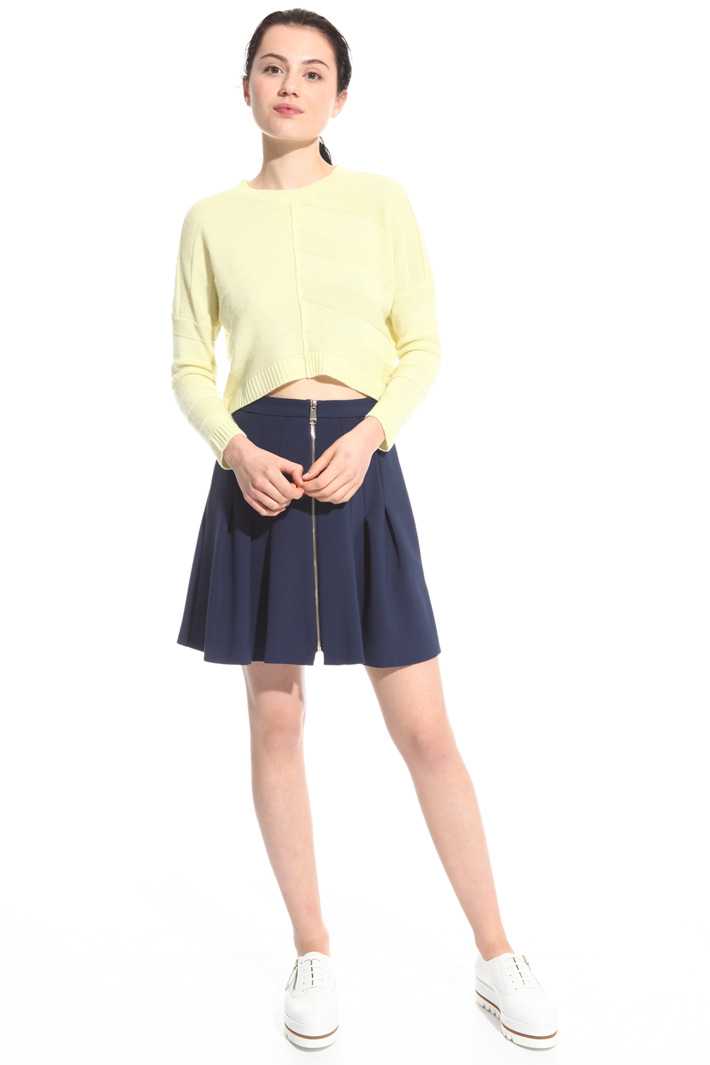 Minigonna con zip davanti Fashion Market Minigonna con zip davanti Fashion Market